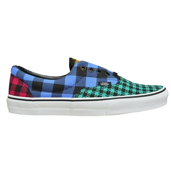 Vans Houndstooth Buffalo Mix Green Blue Red Women’s 6.5 or Mens 5 - Picture 1 of 12